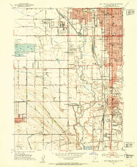 Download a high-resolution, GPS-compatible USGS topo map for Salt Lake City South, UT (1953 edition)