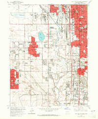 Download a high-resolution, GPS-compatible USGS topo map for Salt Lake City South, UT (1965 edition)
