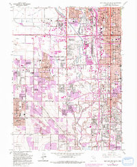 preview thumbnail of historical topo map of Salt Lake County, UT in 1963