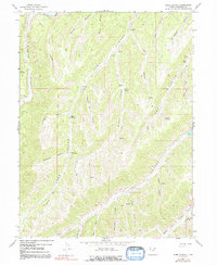 Download a high-resolution, GPS-compatible USGS topo map for Sams Canyon, UT (1992 edition)