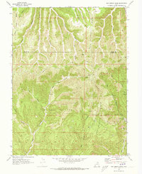 Download a high-resolution, GPS-compatible USGS topo map for San Arroyo Ridge, UT (1973 edition)