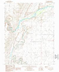 Download a high-resolution, GPS-compatible USGS topo map for San Juan Hill, UT (1989 edition)
