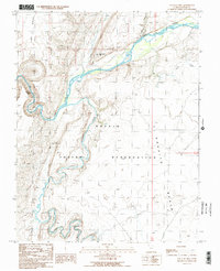 Download a high-resolution, GPS-compatible USGS topo map for San Juan Hill, UT (1989 edition)