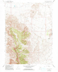 Download a high-resolution, GPS-compatible USGS topo map for Sand Pass SE, UT (1992 edition)