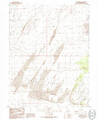 Download a high-resolution, GPS-compatible USGS topo map for Sand Ridge, UT (1986 edition)