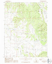 Download a high-resolution, GPS-compatible USGS topo map for Sandstone Draw, UT (1987 edition)