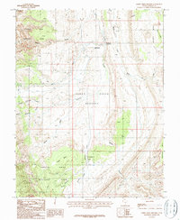 Download a high-resolution, GPS-compatible USGS topo map for Sandy Creek Benches, UT (1987 edition)