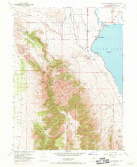 Download a high-resolution, GPS-compatible USGS topo map for Saratoga Springs, UT (1970 edition)