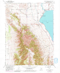 Download a high-resolution, GPS-compatible USGS topo map for Saratoga Springs, UT (1984 edition)