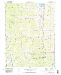 Download a high-resolution, GPS-compatible USGS topo map for Scofield, UT (1983 edition)