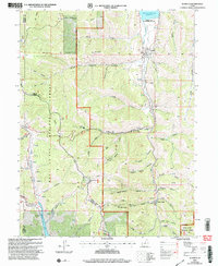 Download a high-resolution, GPS-compatible USGS topo map for Scofield, UT (2004 edition)