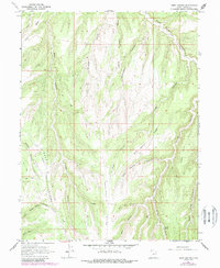 Download a high-resolution, GPS-compatible USGS topo map for Seep Canyon, UT (1987 edition)