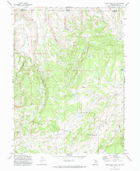 Download a high-resolution, GPS-compatible USGS topo map for Seven Tree Flat, UT (1985 edition)