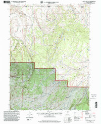 Download a high-resolution, GPS-compatible USGS topo map for Seven Tree Flat, UT (2001 edition)