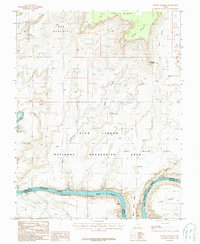 Download a high-resolution, GPS-compatible USGS topo map for Sewing Machine, UT (1987 edition)