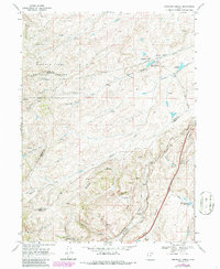 Download a high-resolution, GPS-compatible USGS topo map for Shearing Corral, UT (1986 edition)