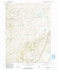 Download a high-resolution, GPS-compatible USGS topo map for Shearing Corral, UT (1991 edition)