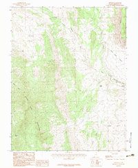 Download a high-resolution, GPS-compatible USGS topo map for Shivwits, UT (1983 edition)