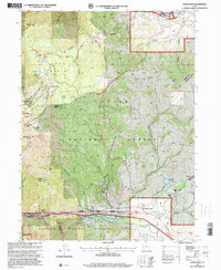 Download a high-resolution, GPS-compatible USGS topo map for Snow Basin, UT (2001 edition)