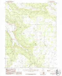 Download a high-resolution, GPS-compatible USGS topo map for Sop Canyon, UT (1987 edition)