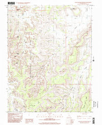 Download a high-resolution, GPS-compatible USGS topo map for South Six-Shooter Peak, UT (2002 edition)