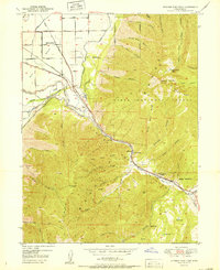preview thumbnail of historical topo map of Utah County, UT in 1951
