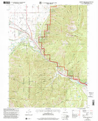 preview thumbnail of historical topo map of Utah County, UT in 1998