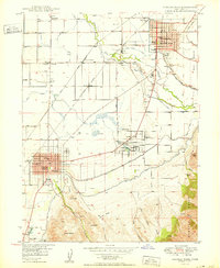 Download a high-resolution, GPS-compatible USGS topo map for Spanish Fork, UT (1950 edition)
