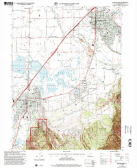 Download a high-resolution, GPS-compatible USGS topo map for Spanish Fork, UT (2002 edition)