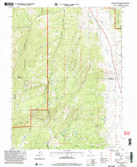 Download a high-resolution, GPS-compatible USGS topo map for Spencer Canyon, UT (2004 edition)