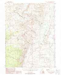 Download a high-resolution, GPS-compatible USGS topo map for Spotted Wolf Canyon, UT (1988 edition)