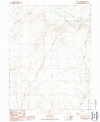 Download a high-resolution, GPS-compatible USGS topo map for Spring Canyon, UT (1987 edition)