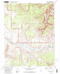 Download a high-resolution, GPS-compatible USGS topo map for Springdale West, UT (1980 edition)