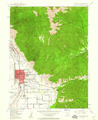 Download a high-resolution, GPS-compatible USGS topo map for Springville, UT (1959 edition)