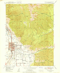 Download a high-resolution, GPS-compatible USGS topo map for Springville, UT (1950 edition)
