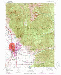Download a high-resolution, GPS-compatible USGS topo map for Springville, UT (1985 edition)