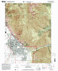 Download a high-resolution, GPS-compatible USGS topo map for Springville, UT (2000 edition)