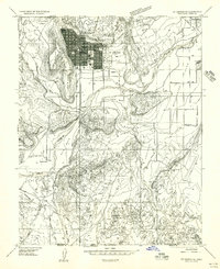 Download a high-resolution, GPS-compatible USGS topo map for St George SE, UT (1956 edition)