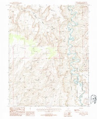 Download a high-resolution, GPS-compatible USGS topo map for Stair Canyon, UT (1988 edition)