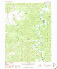 Download a high-resolution, GPS-compatible USGS topo map for Steer Ridge Canyon, UT (1985 edition)