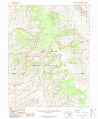 Download a high-resolution, GPS-compatible USGS topo map for Stevens Canyon North, UT (1987 edition)