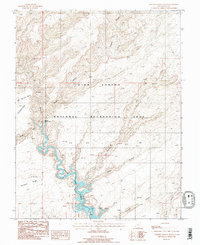 Download a high-resolution, GPS-compatible USGS topo map for Stevens Canyon South, UT (1987 edition)