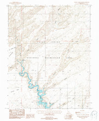 Download a high-resolution, GPS-compatible USGS topo map for Stevens Canyon South, UT (1987 edition)