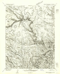 Download a high-resolution, GPS-compatible USGS topo map for Stinking Spring Creek 1 SE, UT (1954 edition)