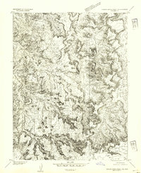 Download a high-resolution, GPS-compatible USGS topo map for Stinking Spring Creek 2 NE, UT (1954 edition)