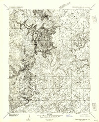 Download a high-resolution, GPS-compatible USGS topo map for Stinking Spring Creek 2 SE, UT (1953 edition)
