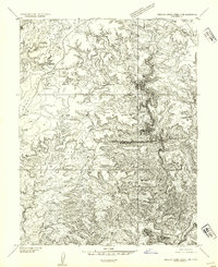 Download a high-resolution, GPS-compatible USGS topo map for Stinking Spring Creek 3 NE, UT (1954 edition)