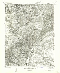 Download a high-resolution, GPS-compatible USGS topo map for Stinking Spring Creek 3 SW, UT (1954 edition)