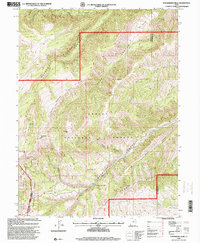 Download a high-resolution, GPS-compatible USGS topo map for Strawberry Peak, UT (2000 edition)