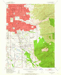 Download a high-resolution, GPS-compatible USGS topo map for Sugar House, UT (1954 edition)